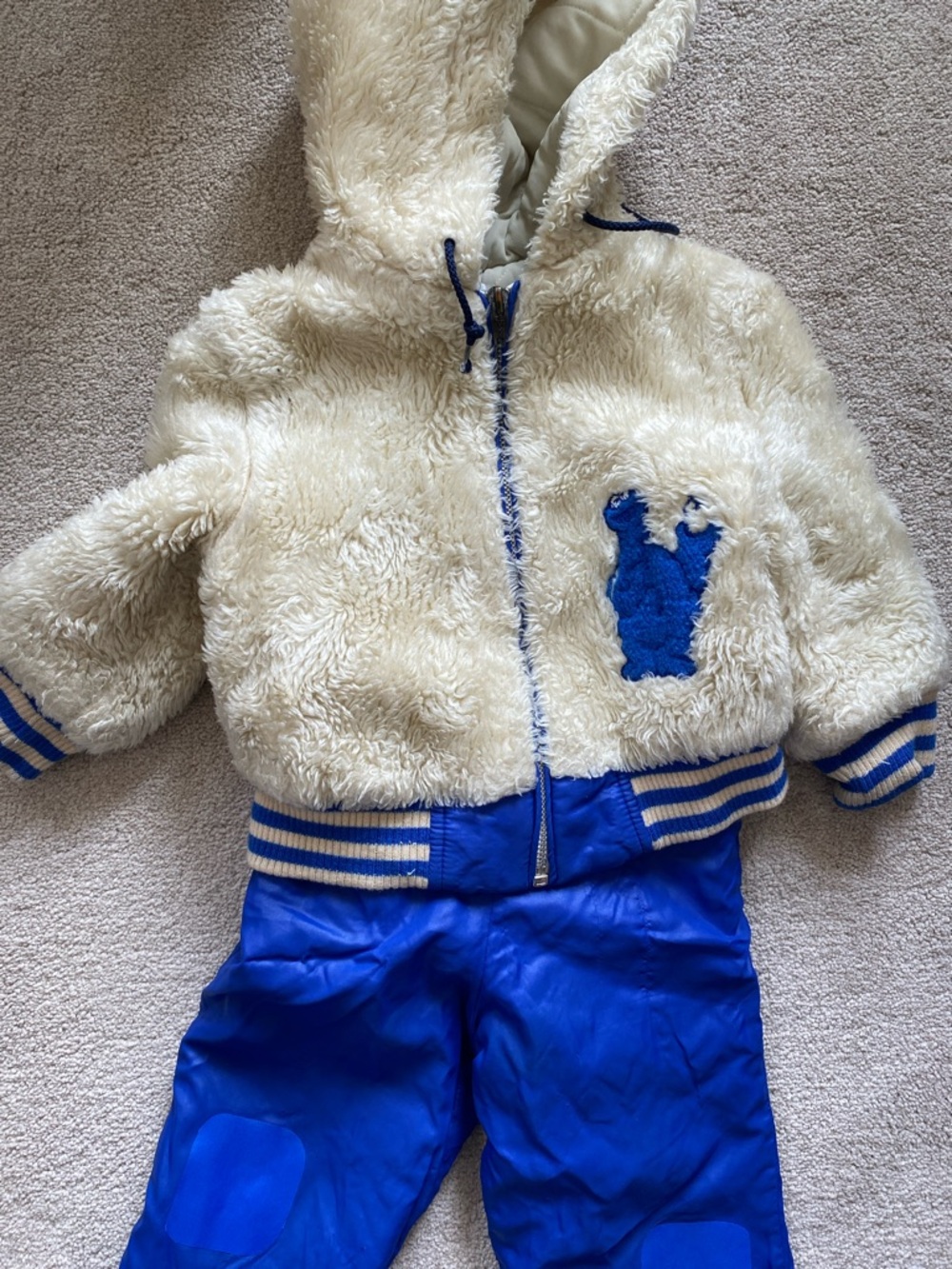 Vintage Sesame Street Kids Snow Suit